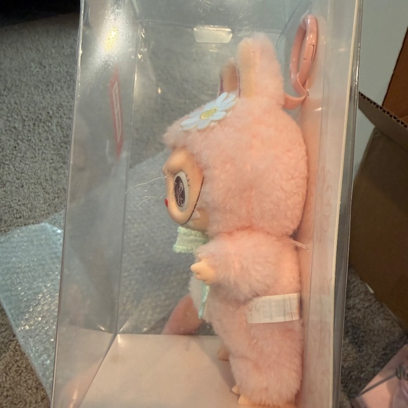 Pop mart Labubu The Monsters Mokoko Close to Sweet plush pendant Authentic - Picture 3 of 5